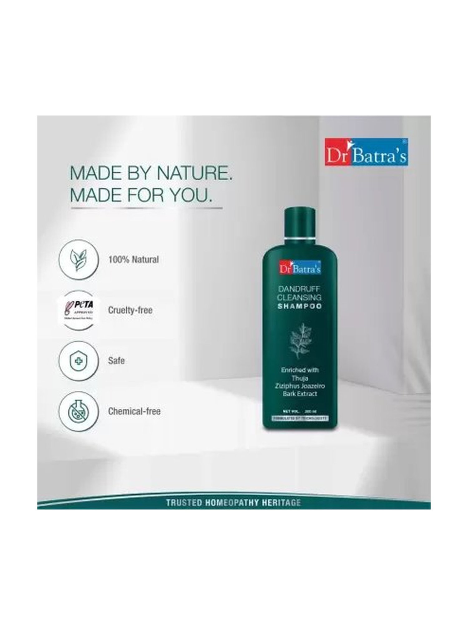 Dr. Batra's Dandruff Cleansing Shampoo (Pack of 3)