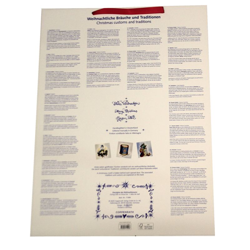 Christmas 20.5" Giving Gifts On Christmas Eve Advent Calendar  -  Advent Calendar