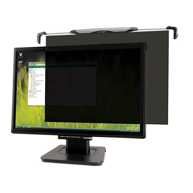 FS240 Snap2 Privacy Screen for 22-Inch to 24-Inch Widescreen 16:10 and 16:9 Monitors (K55315WW),Black