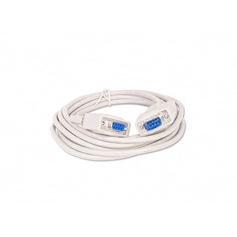 Store 10 Foot DB9 9 Pin Serial Port Null Modem Cable Male Female RS232