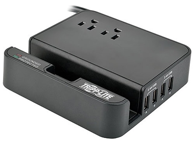 Uninex PS102 RF Remote Control Power Managed 6-Outlet Energy Controlled Surge Protector, Eliminates Standby Idle Electricity Usage, 6-Foot