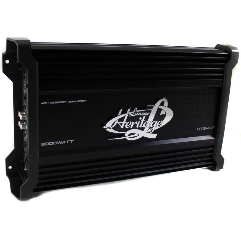 LANZAR HTG447 2000W 4 Channel Car Digital Amplifier Power Amp A/B Stereo MOSFET