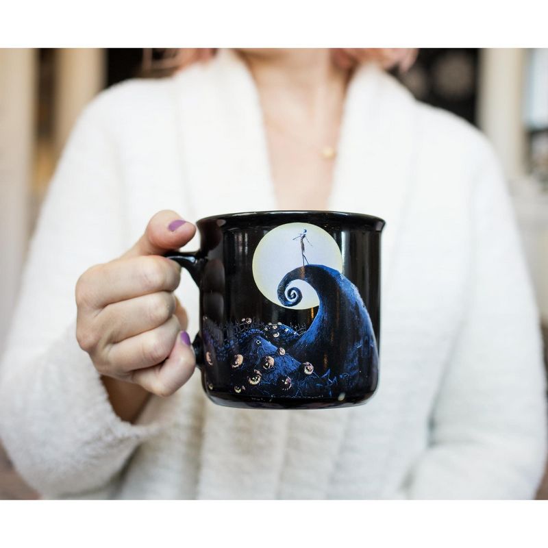 Silver Buffalo The Nightmare Before Christmas Jack Skellington Camper Mug | Holds 20 Ounces