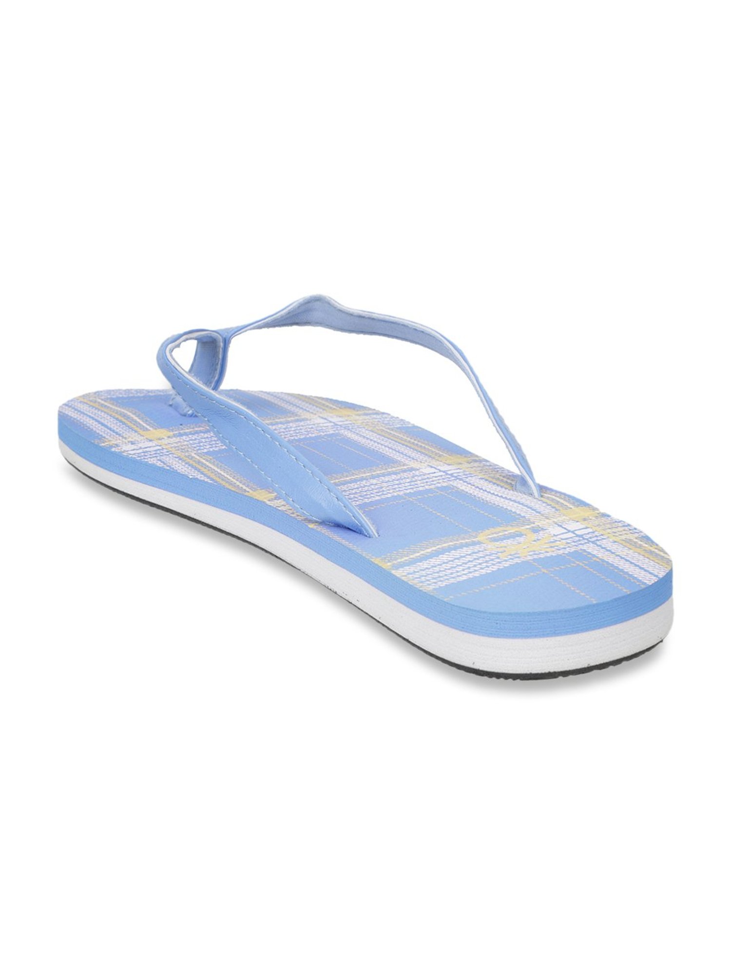 United Colors of Benetton Sky Blue & Beige Flip Flops