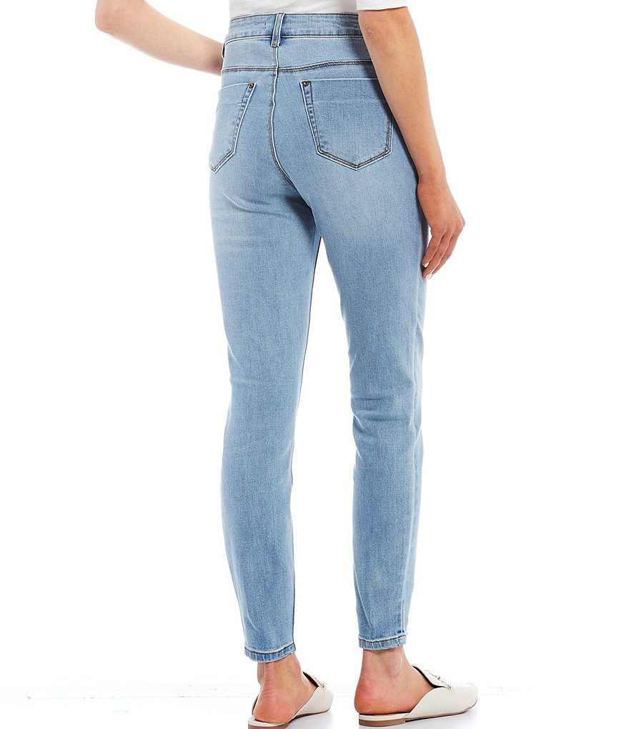 A Loves A Button Up Skinny Denim Jeans