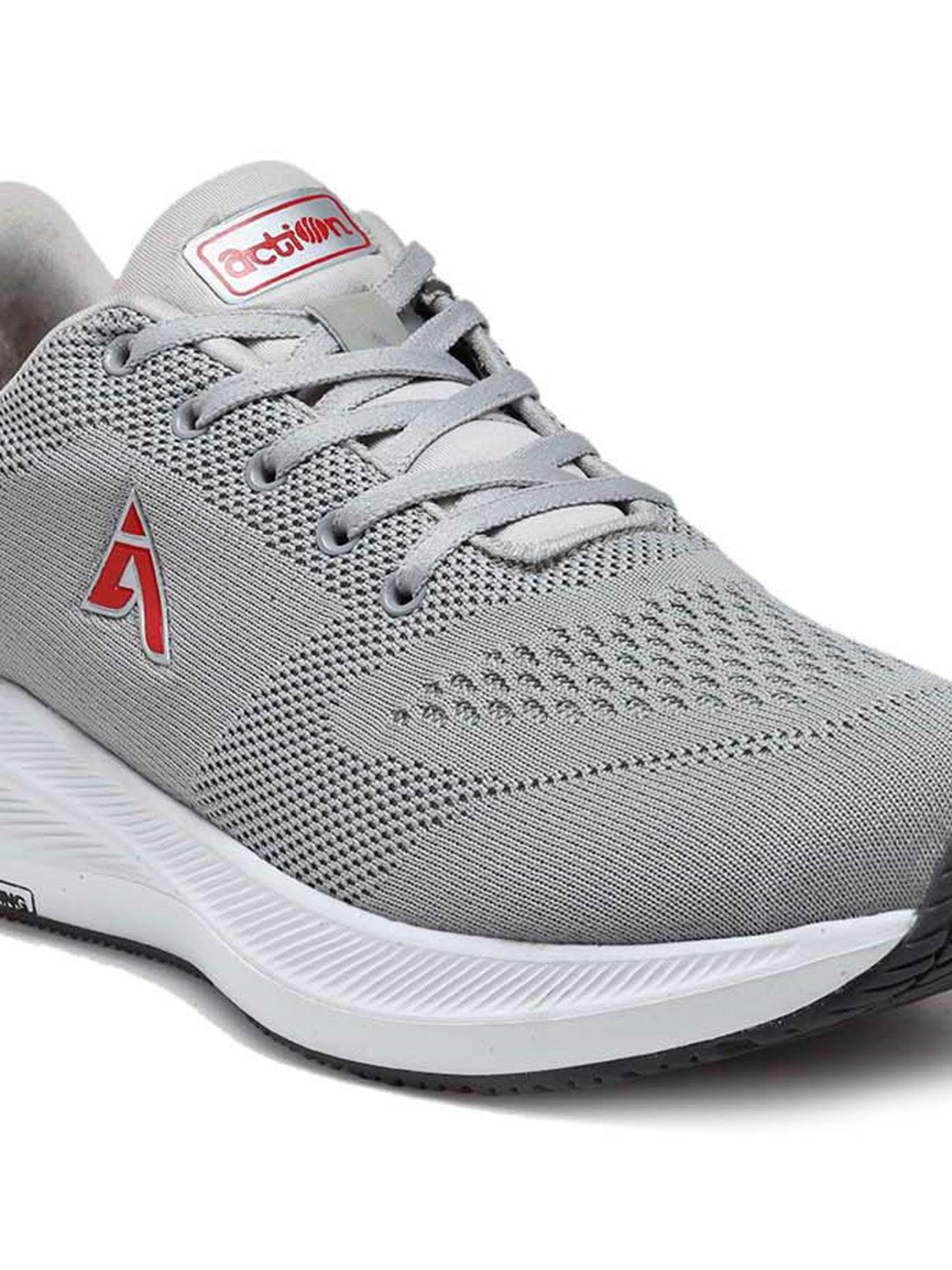 Action Men's Grey Running Shoes
