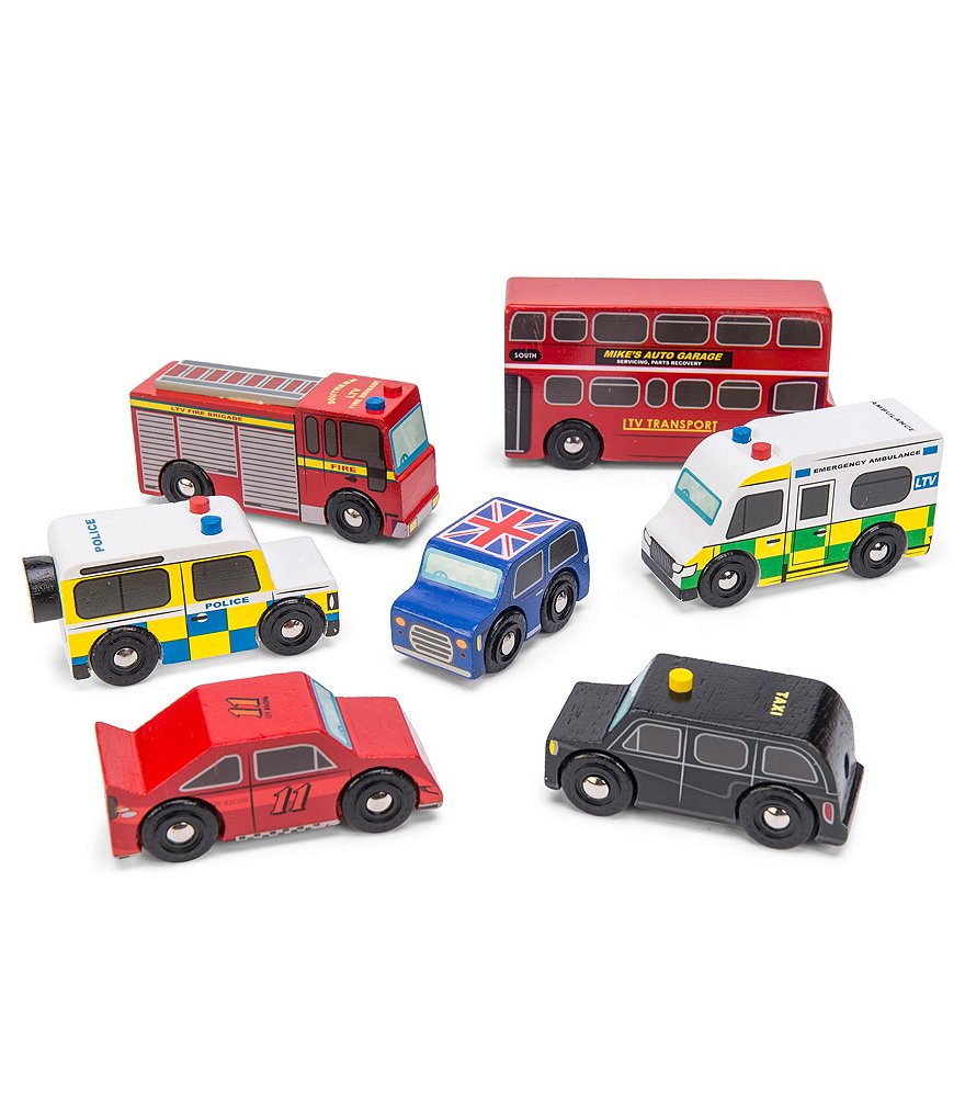 Le Toy Van Trains, Cars & Construction London Car Set