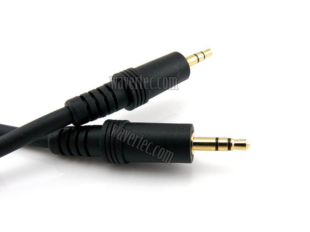5.9Ft 1.8M 3.5mm Audio Male to Male Long Cable Stereo Gold Plated 4N Oxygen Free Copper OFC