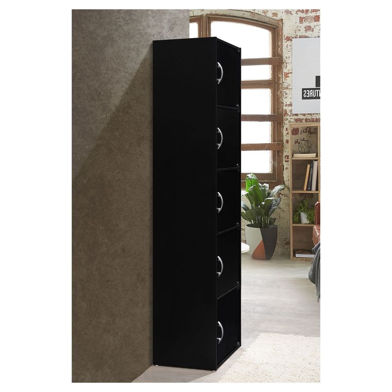 Storage Cabinet Mahogany - Hodedah Import