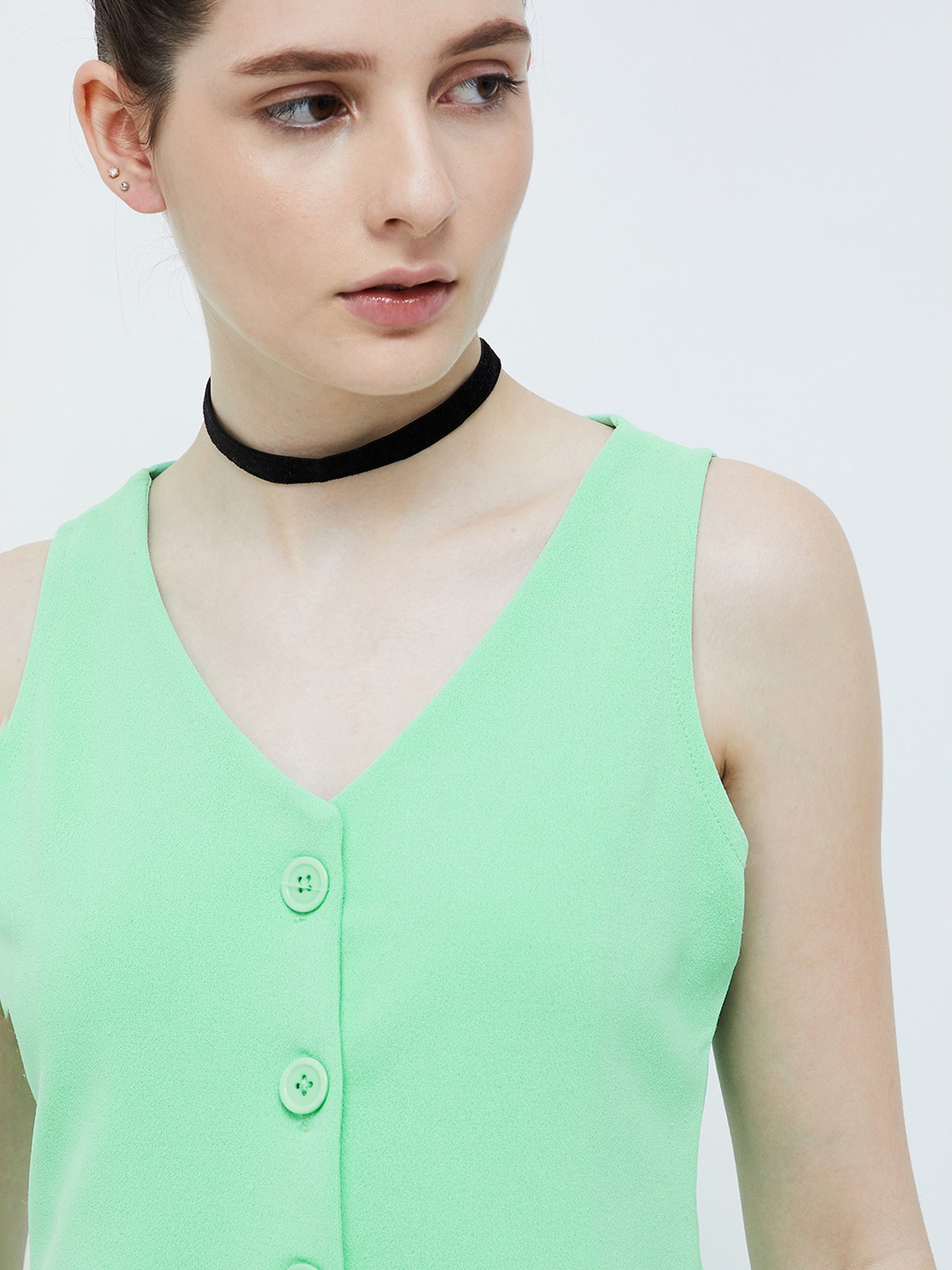 Ginger by Lifestyle Green Regular Fit Top