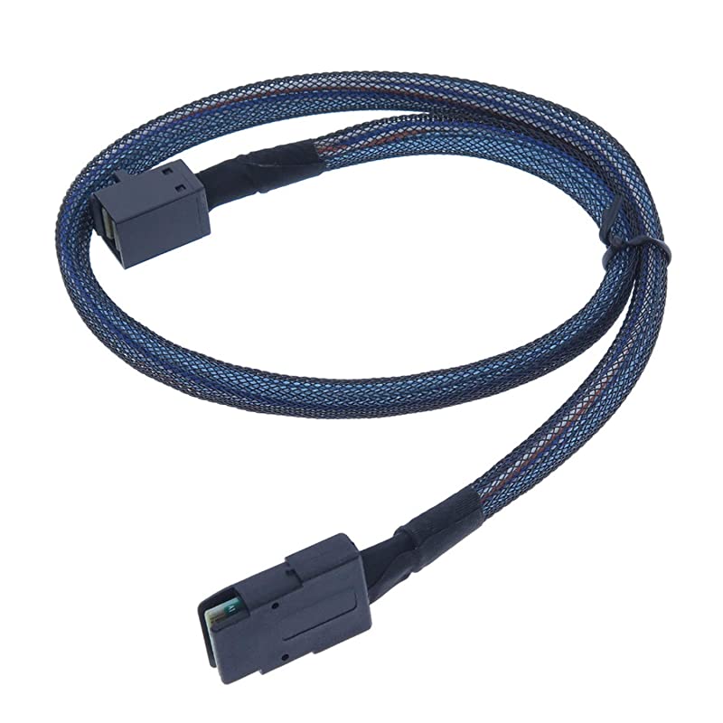 Internal Mini SAS 4i SFF8087 to Mini SAS High Density HD SFF8643 Cable for Internal Hosts and Devices33FT