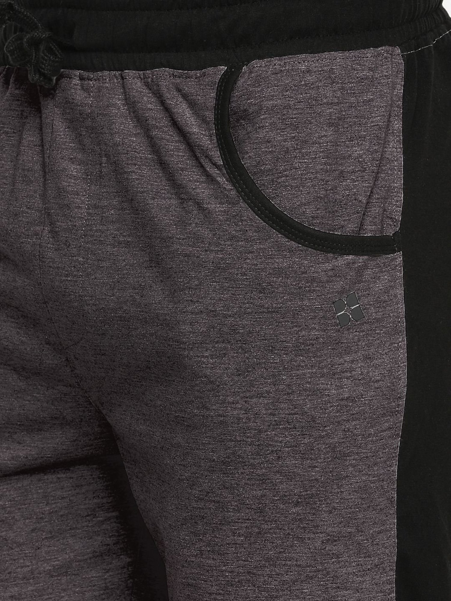 Dollar Mutlicolored Cotton Regular Fit Colour Block Shorts (Pack of 2)