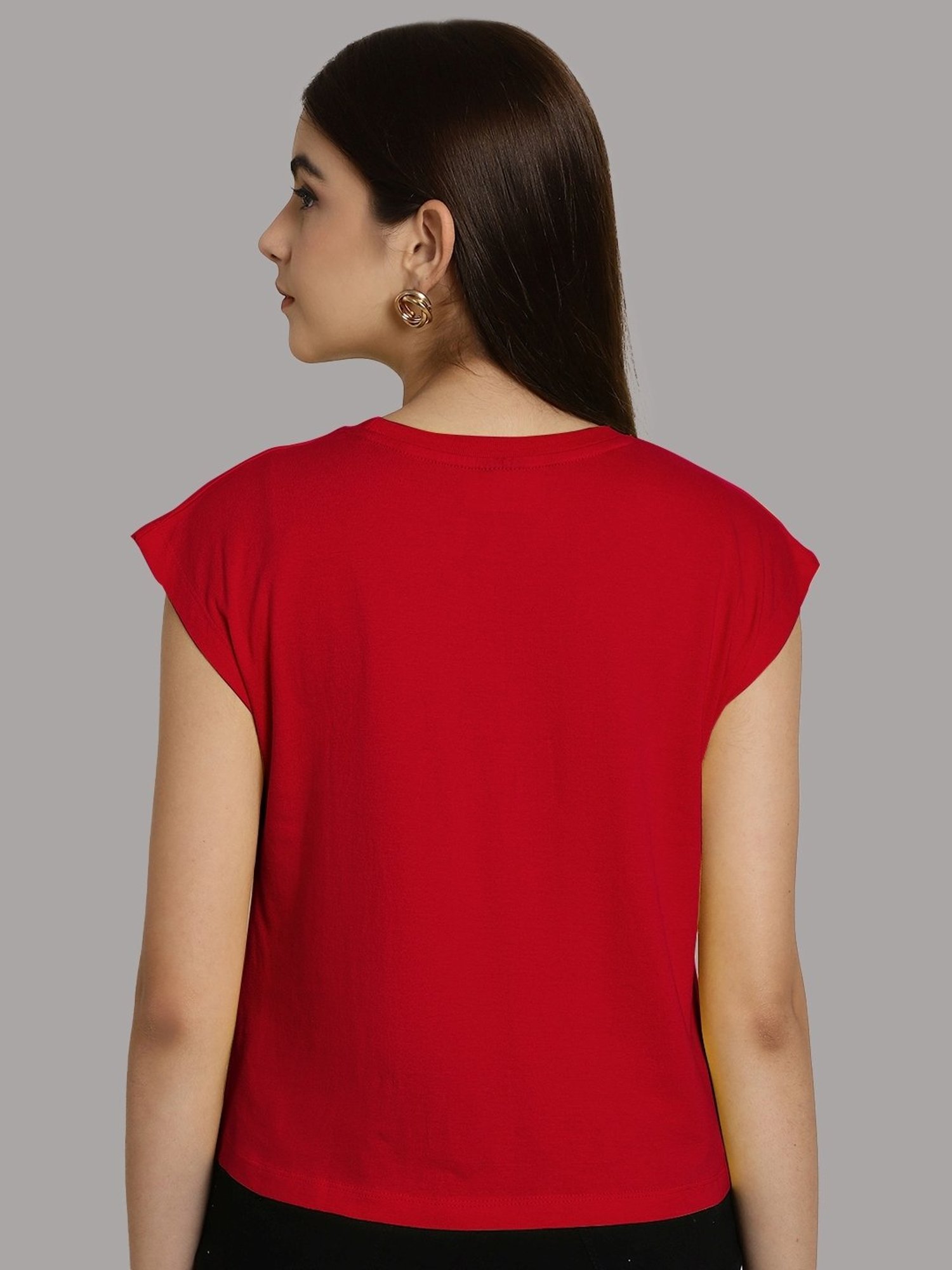 Friskers Red & Yellow Slim Fit Sports T-Shirts - Pack Of 2