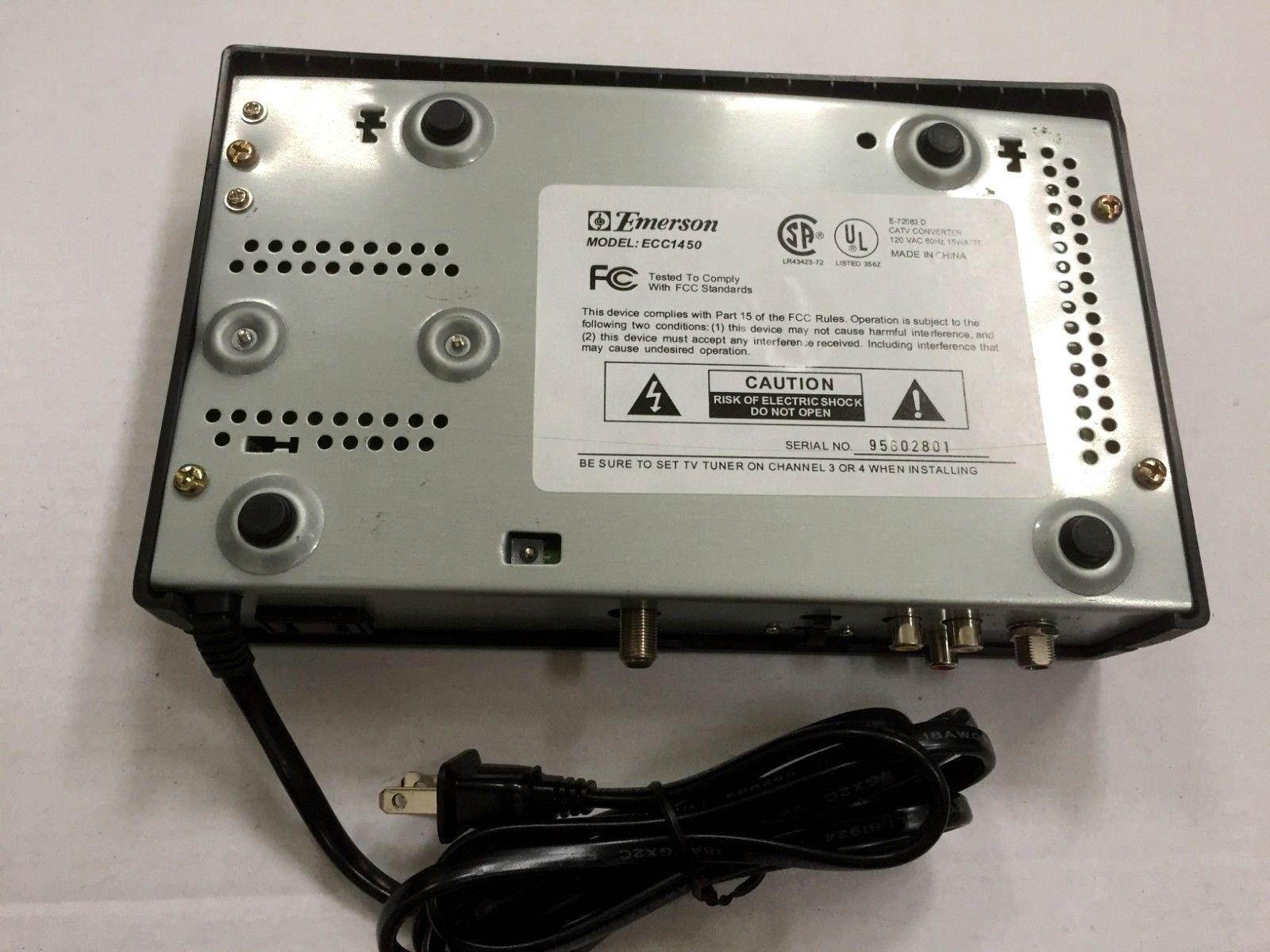 EMERSON MTS/Stereo 181 Channel Programmable Cable Converter w/Volume & Remote