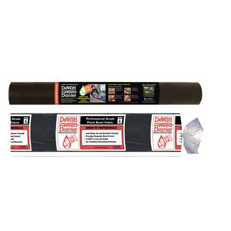 DeWitt 12 Year 6 x 300 Feet 3 Ply Nonwoven Landscape Fabric Home Weed Barrier