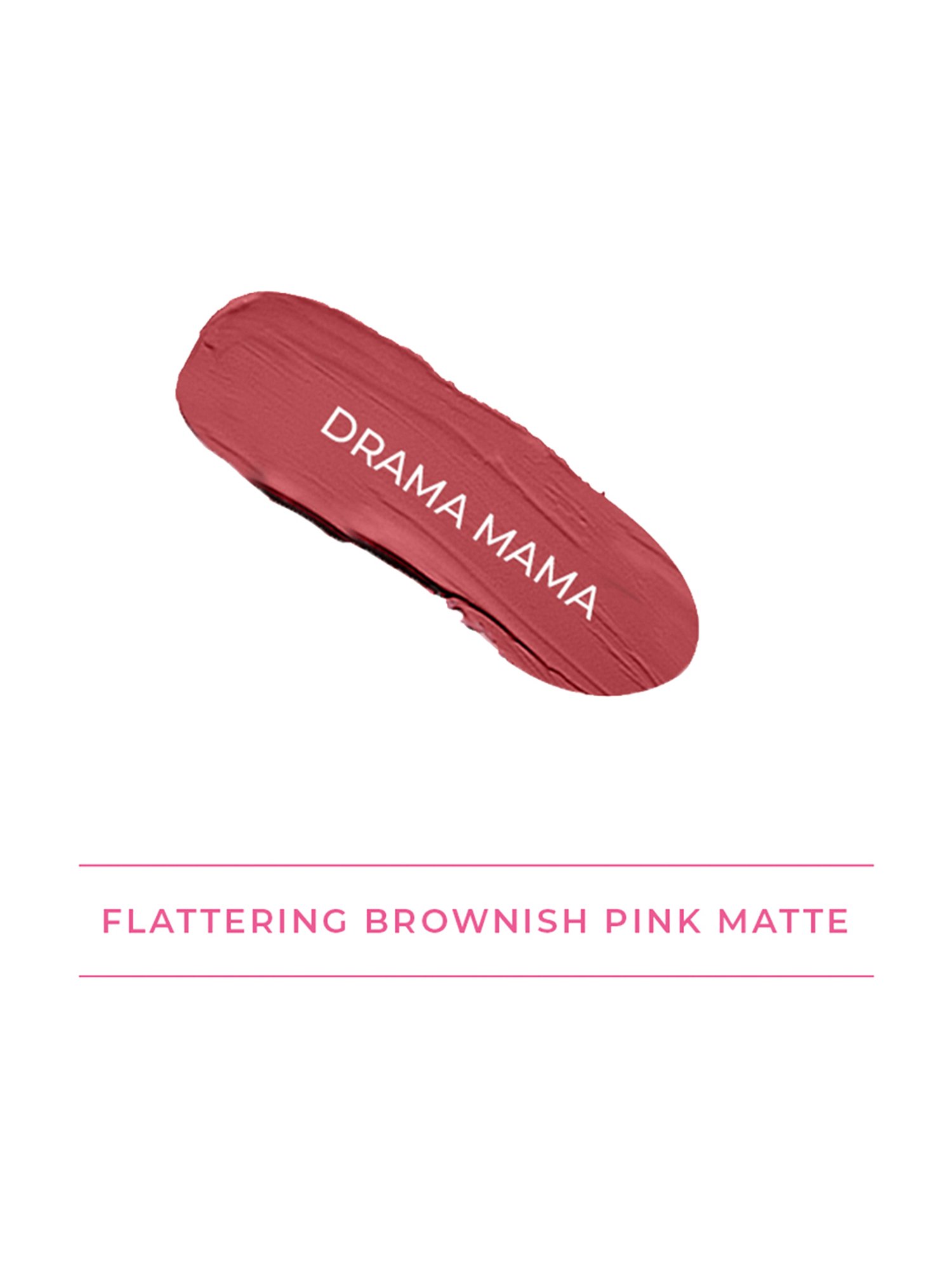 Praush Beauty Non Drying Liquid Lipstick Drama Mama - 30 gm