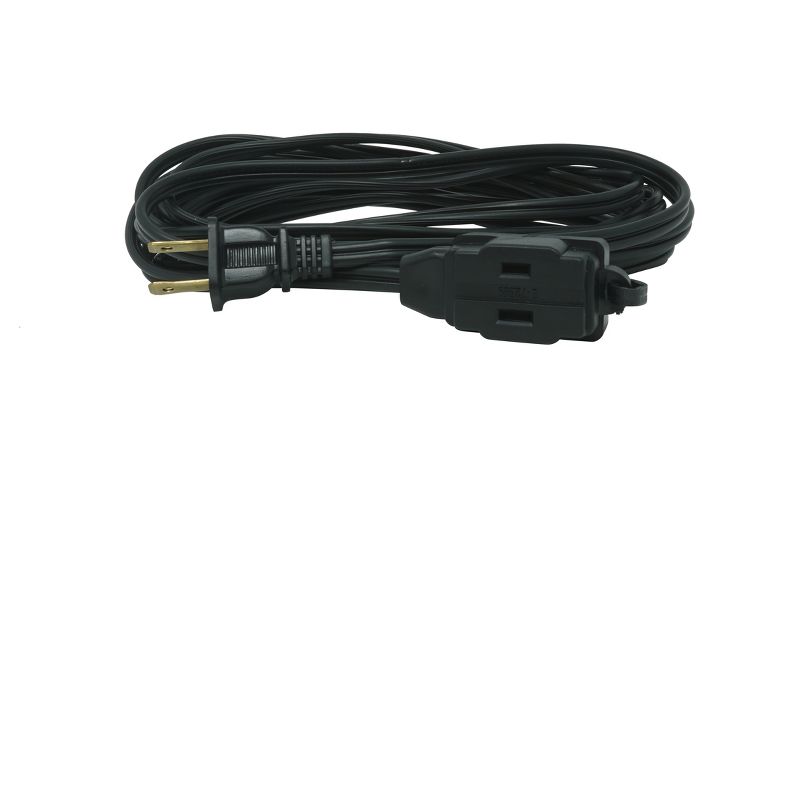 Woods 15' Indoor Extension Cord Black