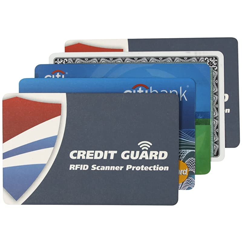 RFID Scanner Blocking Cards Set of 4