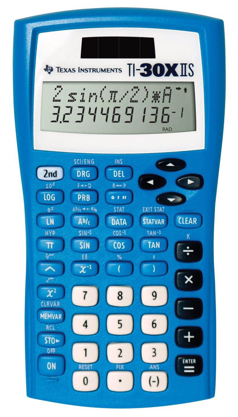 Texas Instruments Fundamental, Two-Line Scientific Calculator, Blue (30XIIS/TBL/1L1/BA)