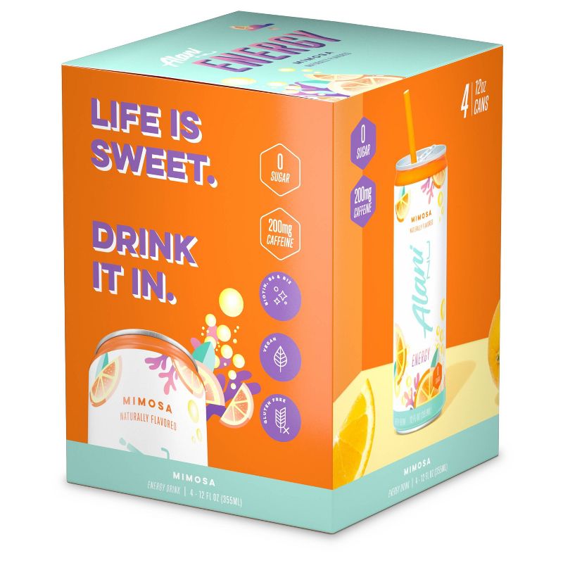 Alani Mimosa Energy Drink - 12 fl oz Can/4pk