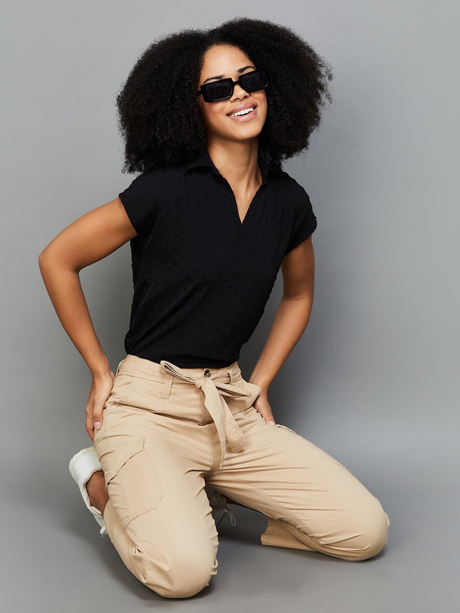 Fame Forever by Lifestyle Black Self Design Top