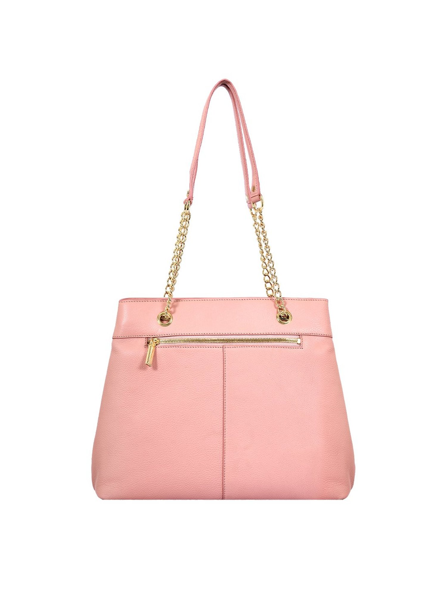 Eske Pink Leather Medium Shoulder Bag