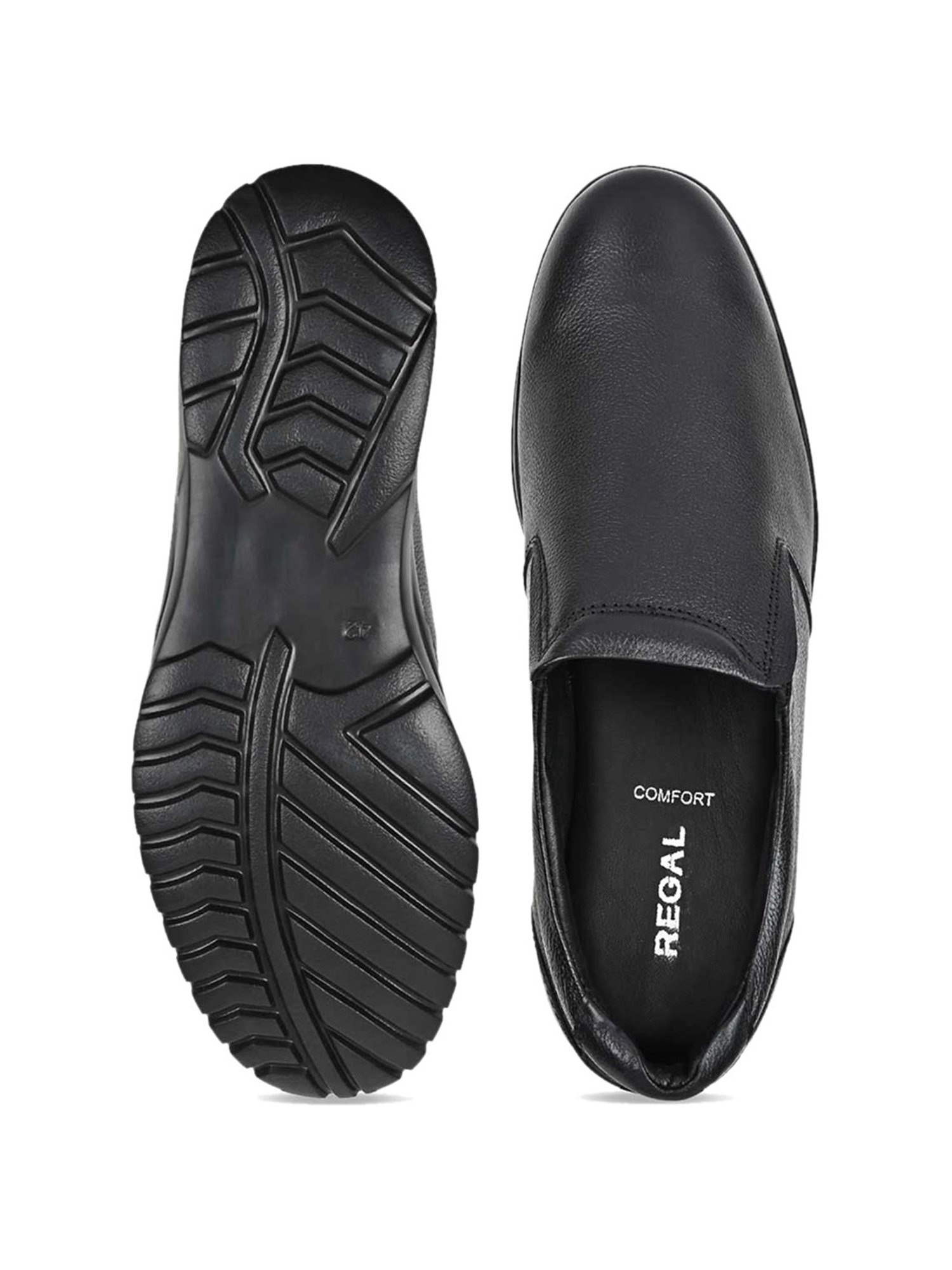 Regal Men's Black Casual Loafers