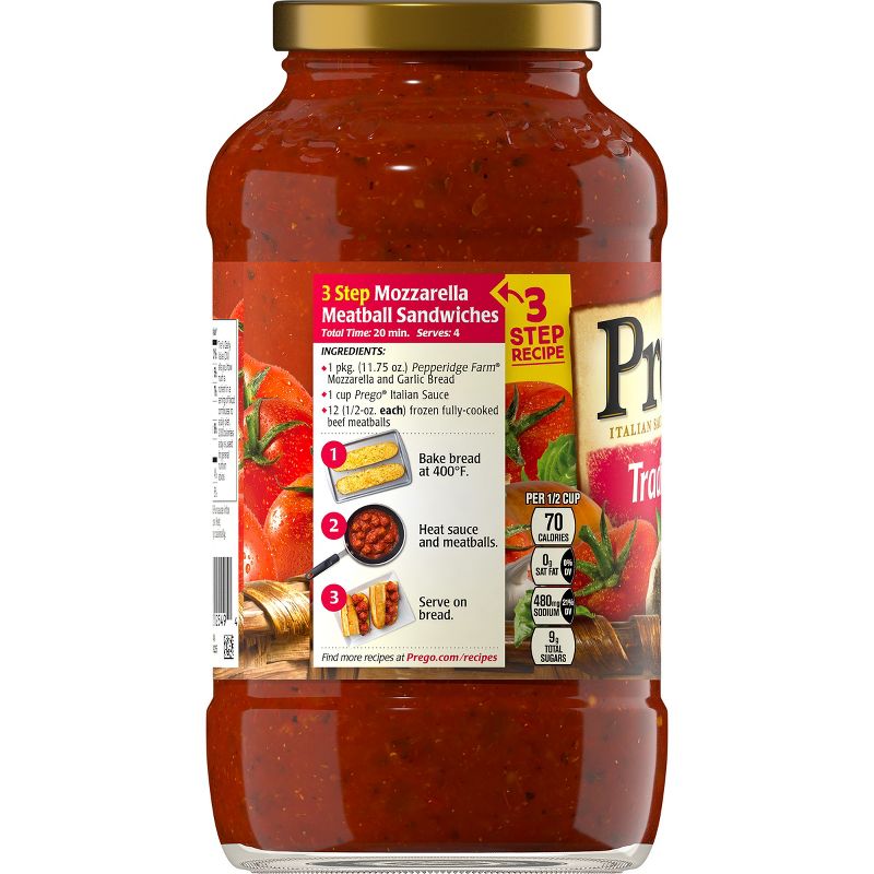 Prego Traditional Italian Sauce 24oz