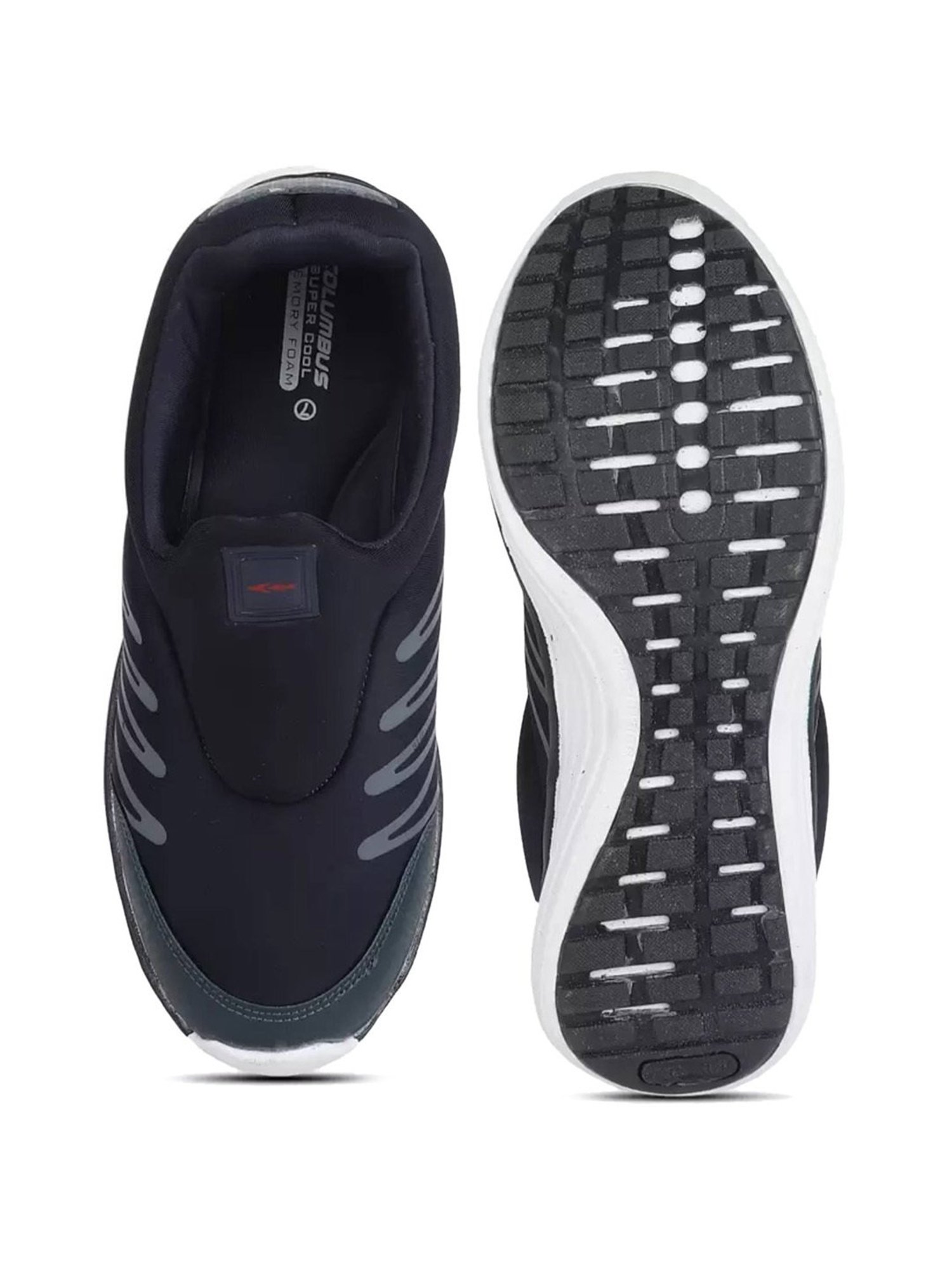 Columbus Men's Navy Walking Shoes