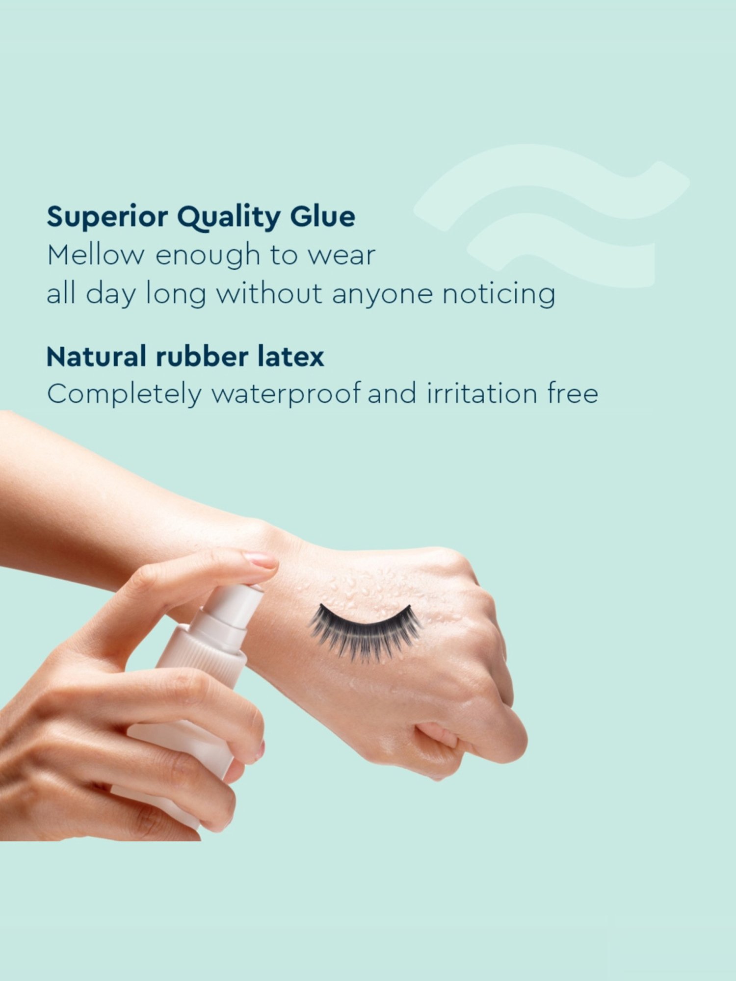 GUBB Eyelash Glue for False Eyelashes, Eyelash Adhesive Waterproof