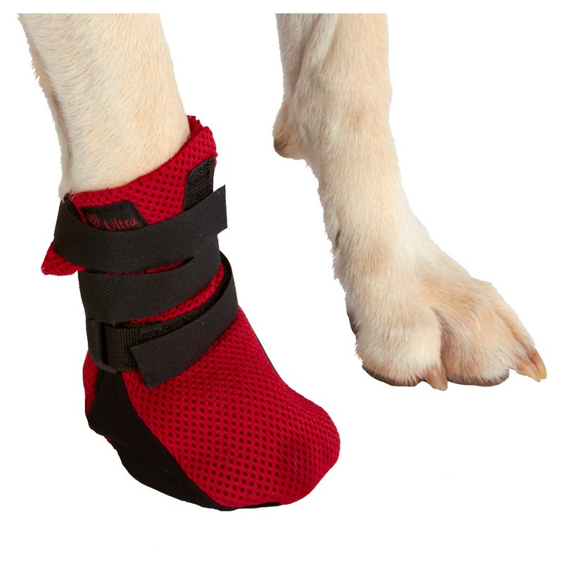Ultra Paws Wound Dog Boot - XS - Red