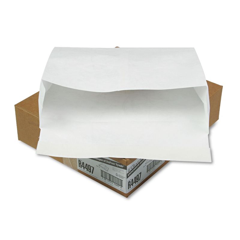 Survivor Tyvek Expansion Mailer 12 x 16 x 4 White 18lb 50/Carton R4497