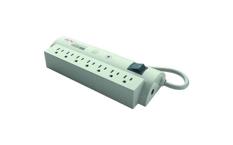 APC by Schneider Electric SurgeArrest Network 7 Outlets 120V - 7 x NEMA 5-15R - 480 J - 120 V AC Input - 120 V DC Output - 7 x NEMA 5-15R - 480 J
