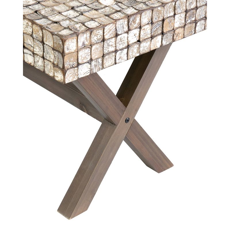 Coco Bench Gray Wash - East At Main