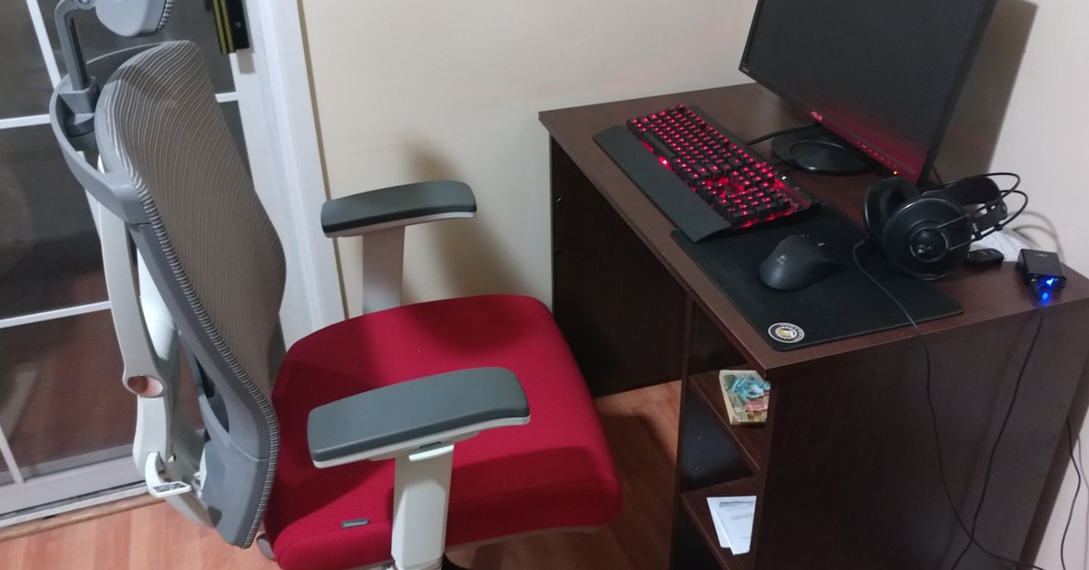 Autonomous Ergonomic Office Chair - ErgoChair Red Apple