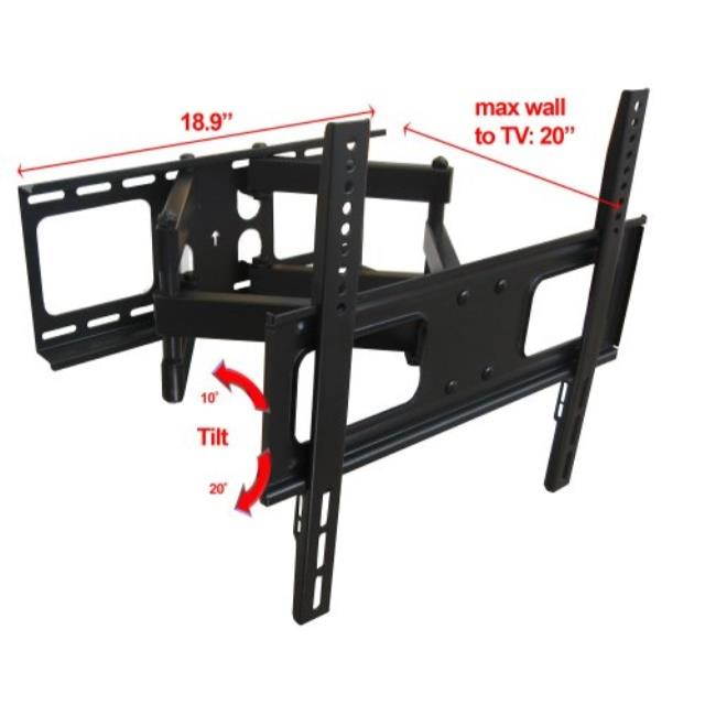 Impact Mounts DUAL ARM FULL MOTION MOUNT FOR TV SCREEN SIZES 23-55" (LPA36-446)