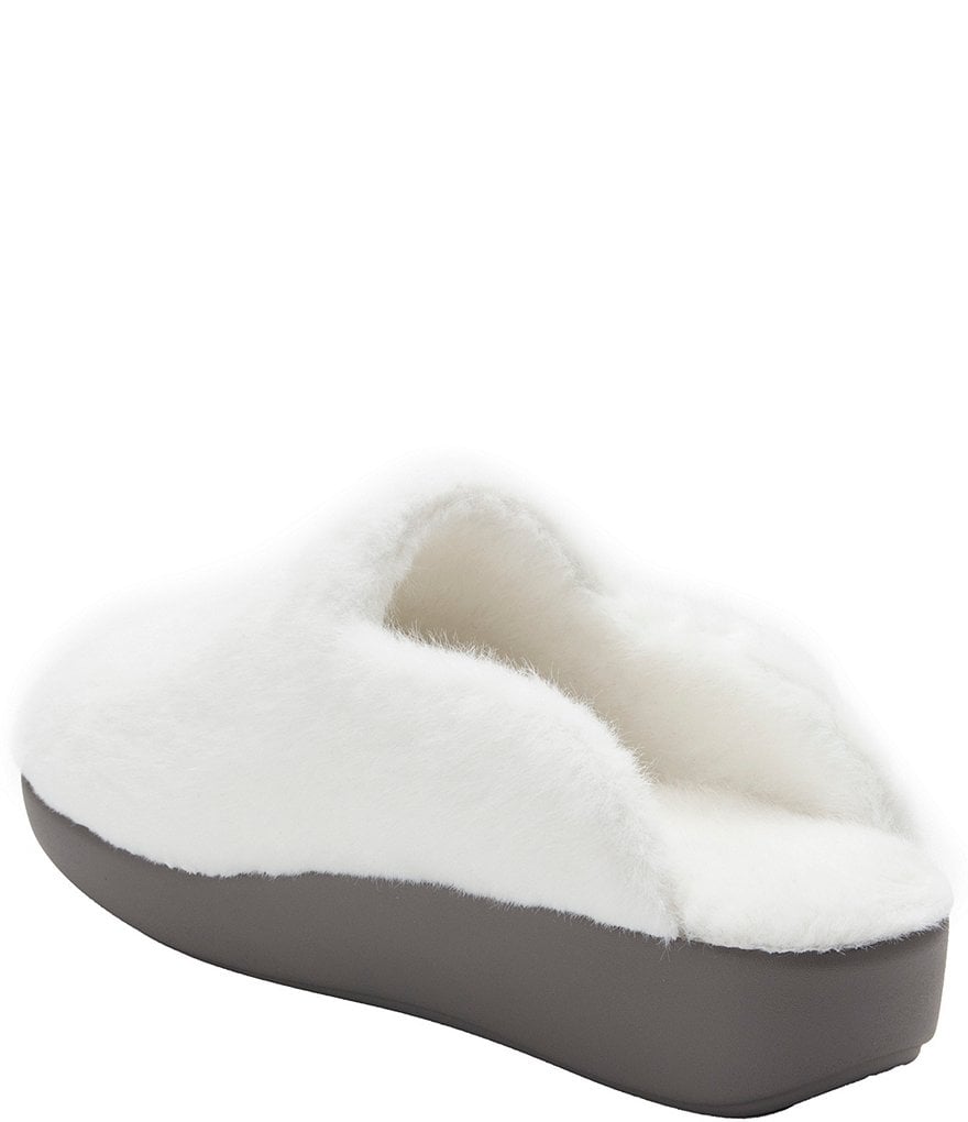 Alegria Leisurelee Faux Fur Shearling Slipper Clogs