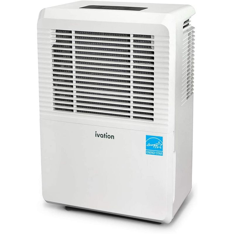 Ivation 22-Pint ENERGY STAR Compressor Dehumidifier with Programmable Humidistat and Hose Connector for Spaces up to 2,000 sq ft.
