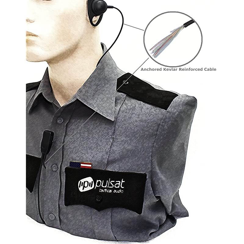 D Shape Earpiece for Vertex Standard VX-231 VX-261 VX-351 VX-451 eVerge EVX-531 Radios  EH20 Series