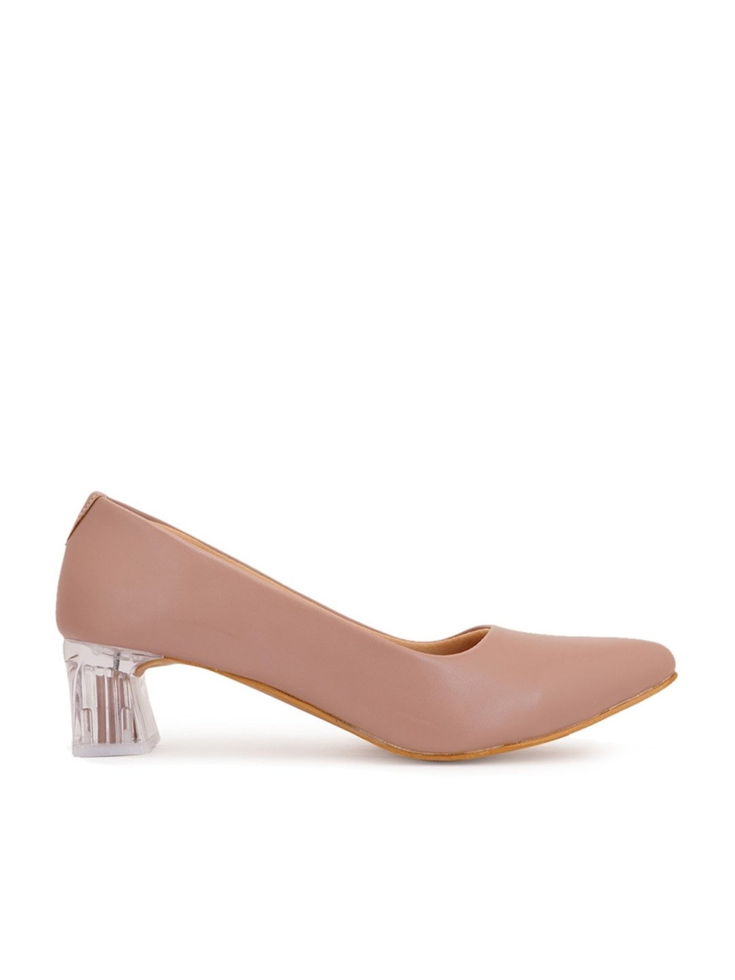 Scentra Women's Nude Casual Pumps