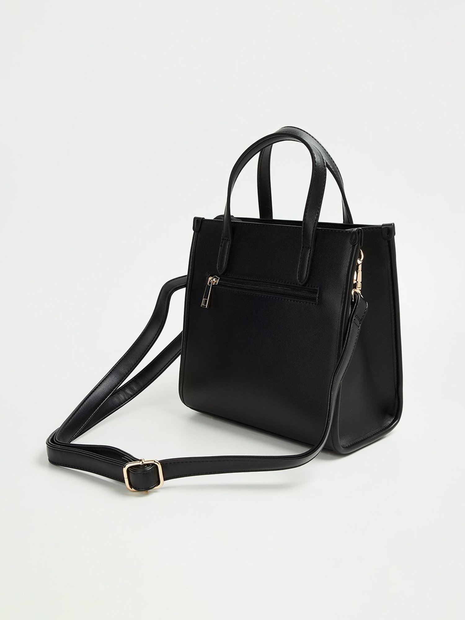 Code by Lifestyle Black Embellished Tote Bag