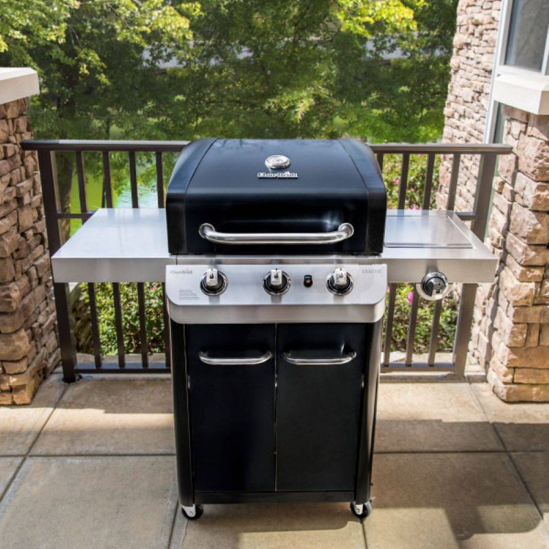 Char-Broil 3-Burner Gas Grill #463348017 - Black