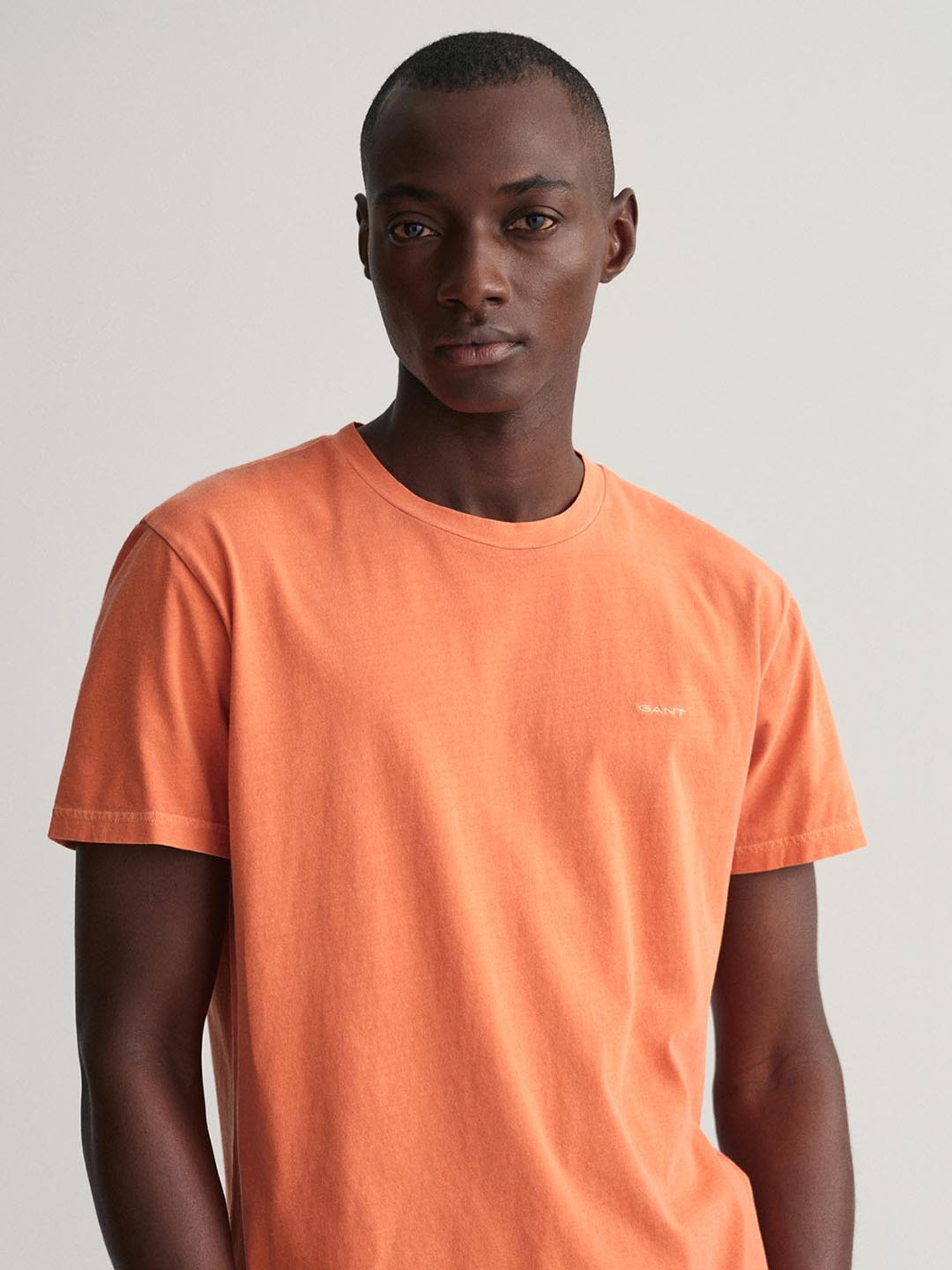GANT Orange Cotton Modern Fit T-Shirt