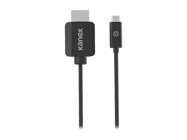 Kanex K173-1148-BK6F USB-C to HDMI Cable with 4K Support 6 ft. 2m