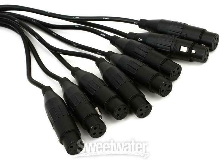 SuperFlex GOLD Patch Cable, XLR Male to XLR Male - 1' Length