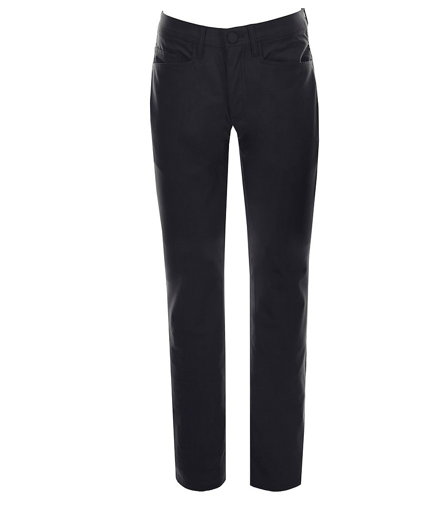 Hart Schaffner Marx 5-Pocket Straight Fit Wool Bistretch Pants