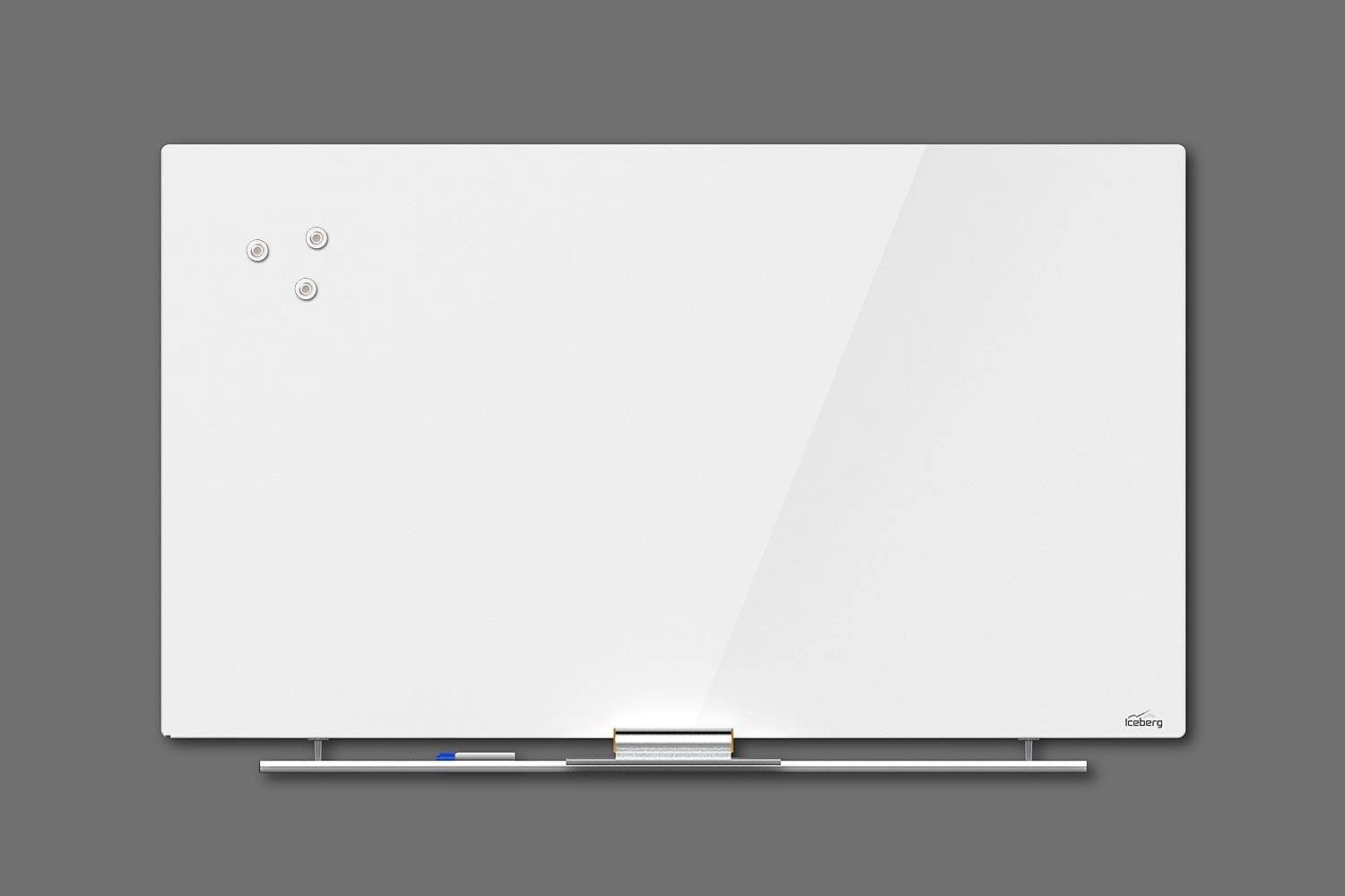 Iceberg Clarity Magnetic 36x62 Glass Dry Erase 31193