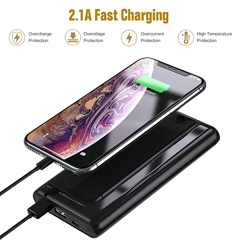 Charger Power Bank 25800mAh Ultra High Capacity High-Speed Recharging External Battery Pack 2 USB Output with 4 LED Display Battery Phone Charger for Smart Phones,Android Phone,Tablet & More