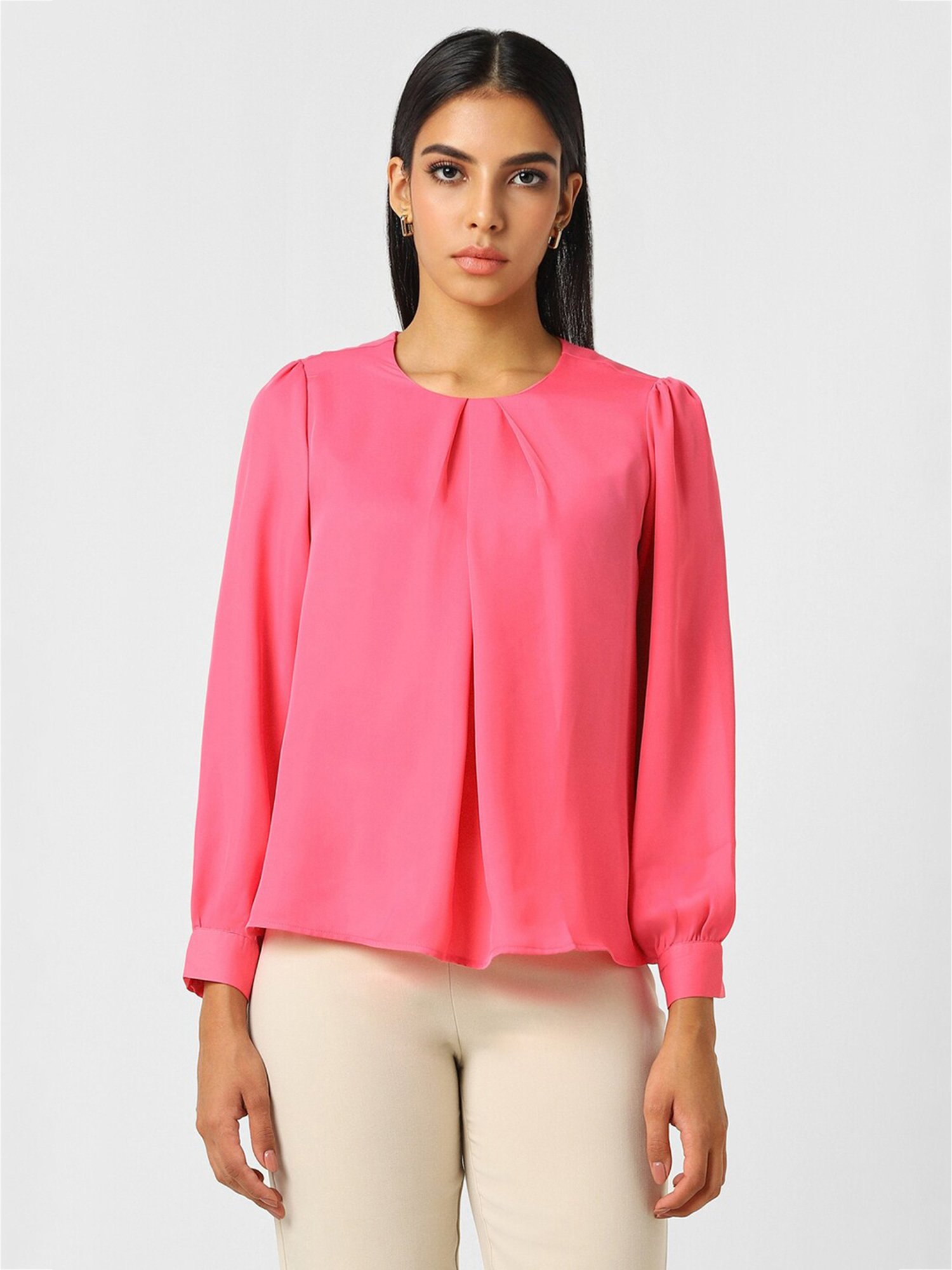 Van Heusen Pink Regular Fit Top