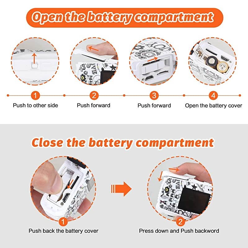 Camera Waterproof Digital Video Camera Underwater Camera for Boys and Girls Age 6-12 with 8G SD Card 1080P 12MP 2020 Upgraded- White